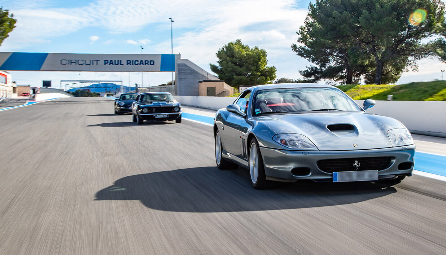 Sessions de roulage sur le circuit Paul Ricard avec le Club Idec Sport